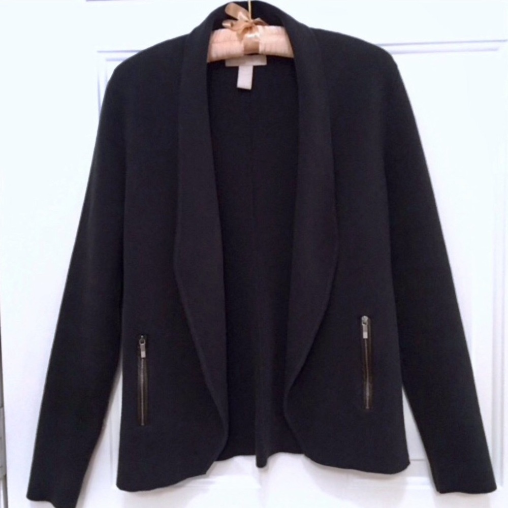 BR Black Knit Blazer